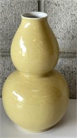 Yellow Double Gourd Vase