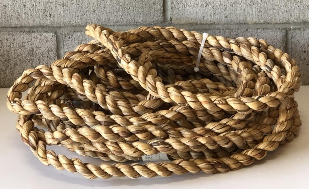 Two Sets approx. 28' Handmade Rope
