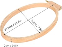 Universal Wooden Embroidery Hoop Frame for Stitch