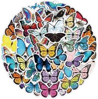 Cute Butterfly Stickers for Teens Adult,50 Pcs Vin