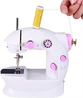 Mini Sewing Machine Adjustable 2-Speed Double Thre