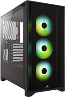 CORSAIR iCUE 4000X RGB Tempered Glass Mid-Tower AT