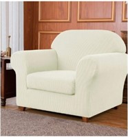 Subrtex Textured Grid Stretch Sofa Cover Couch Sli