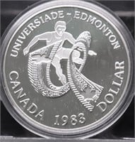 1983 PROOF CANADA SILVER DOLLAR