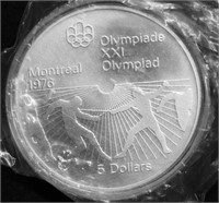 1976 CANADA SILVER 5 DOLLARS