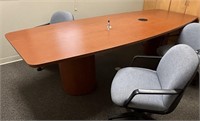 HON 10' RACE TRACK CONFERENCE TABLE