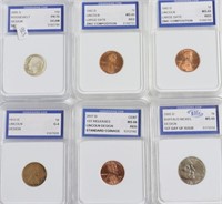6// IGS GRADED COINS