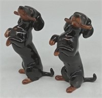 (M) Goebel Dachshund ceramic figures