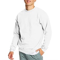 3XL, Hanes Men's EcoSmart Sweatshirt, white, 3XL