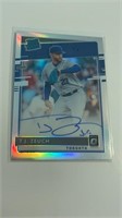 Tj Zeuch Optic Rated Rookie Auto