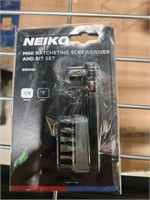 NEIKO Mini Ratcheting Screwdriver