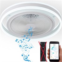 YoloOwl Bladeless Ceiling Fan Light