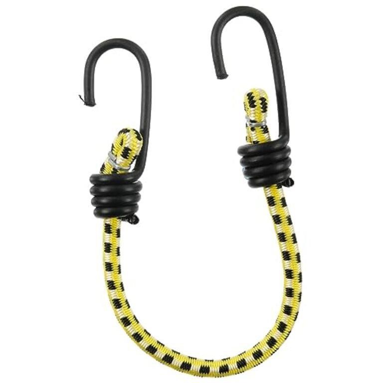 Keeper 06014 13-Inch Bungee Cord with Coated Hook