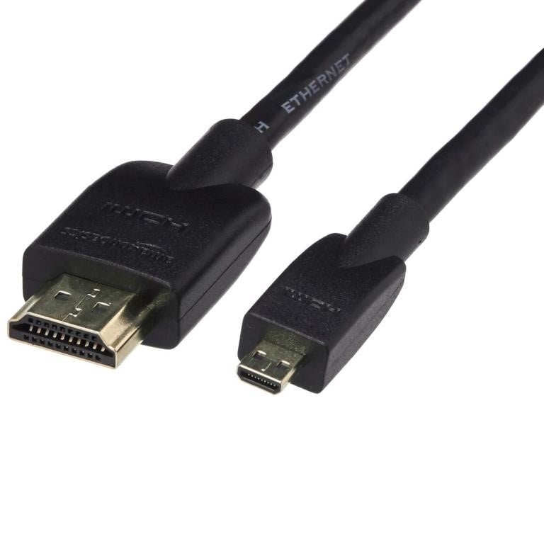 Amazon Basics Micro HDMI to HDMI Display Cable,