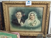 Antique Picture and Frame