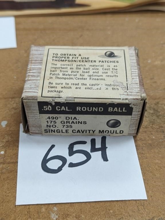 .50 Cal Round Ball Mold