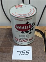 Amalie Racing Oil Composite Quart Oil Can - Full