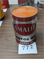 Amalie Metal Quart Oil Can - Full