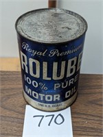 Rolube Composite Quart Oil Can - Full