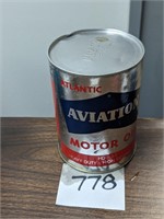 Atlantic Aviation Oil Composite Quart Can - Full