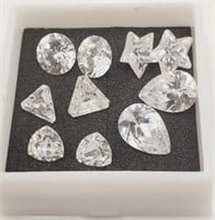 (LB) Clear Iolite Gemstones - Round, Trillion,