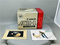 Canon AE -1 camera set in box