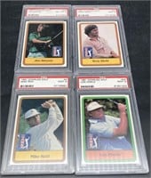 (N) Donruss 1981 golf PSA graded cards Lon Hinkle