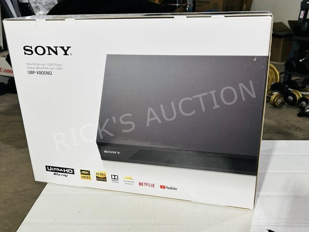 Sony Ultra HD Blu-Ray dvd player