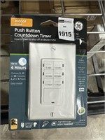 GE Push Button In-wall Digital Countdown Timer