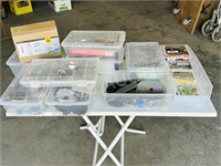 various bins of misc hardware