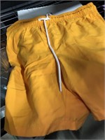 Size Large Yellow swim trunks