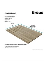 $55  Kraus Board 16 7/8x11x3/8 Wood Grain