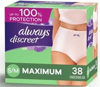 1 LOT ( 2 BAGS ) Always Discreet Incontinence &