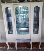 Vintage China Cabinet Approx 5ft X 3.5ft