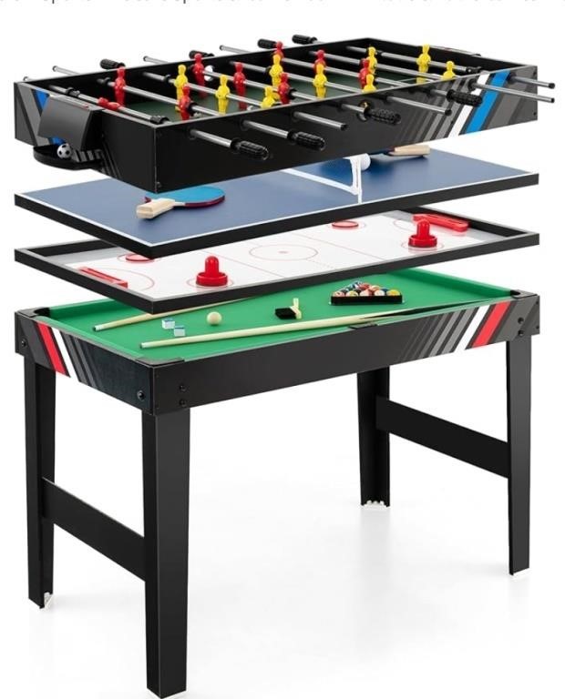 ATOMICN FIFTY-FOUR INCH Multi Game Table, 4 in 1