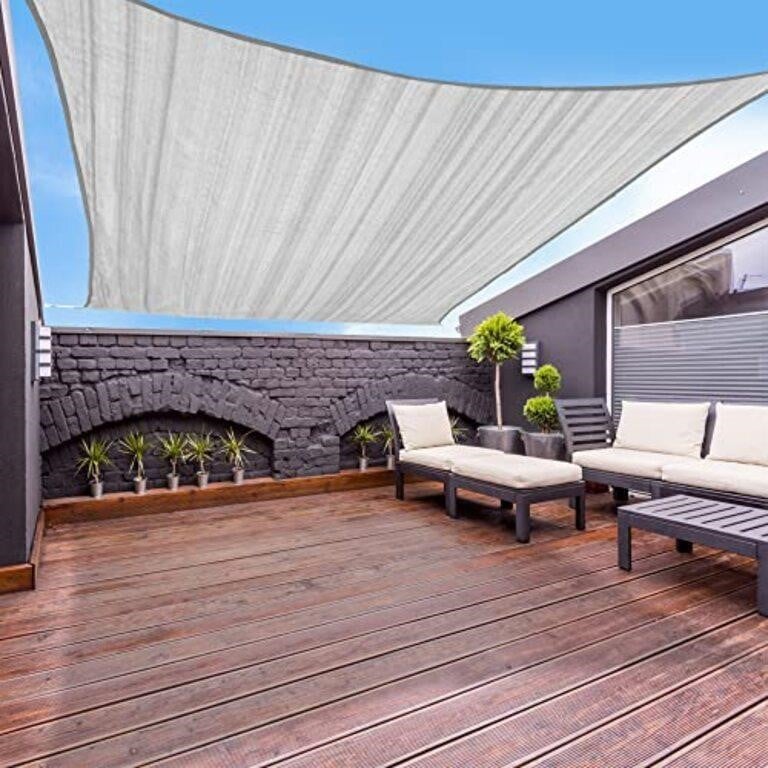 Garden EXPERT 20'x20' Sun Shade Sail Square Canopy