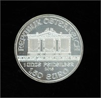 Coin 2015 Austria 1 Troy Ounce .999 Silver