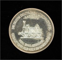 Coin German Train Token Silver