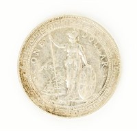 Coin 1911 Great Britain Trade Dollar Extra Fine