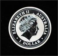 Coin 2002  Australia $1 Silver 1 Troy Ounce .999