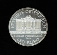 Coin 2014 Austria 1 Troy Ounce .999 Silver