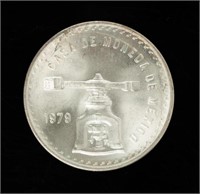 Coin 1979 Mexico 1 Troy ONZA  Brilliant Unc.