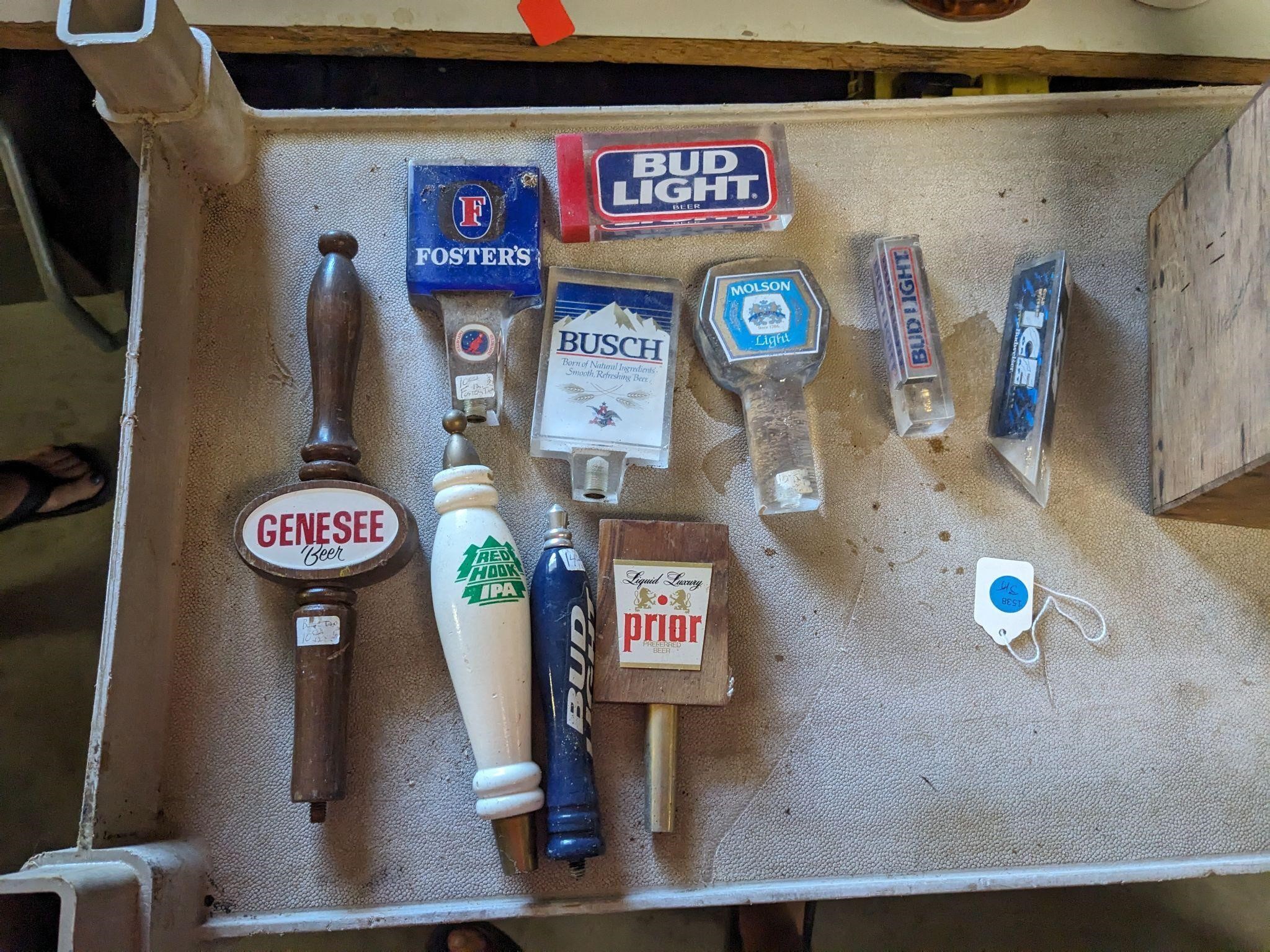 Collection of Beer Tap Pull Handles