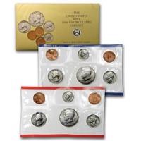 1990 United States Mint Set, 10 Coins Inside! No O