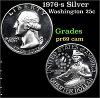 Proof 1976-s Silver Washington Quarter 25c Grades