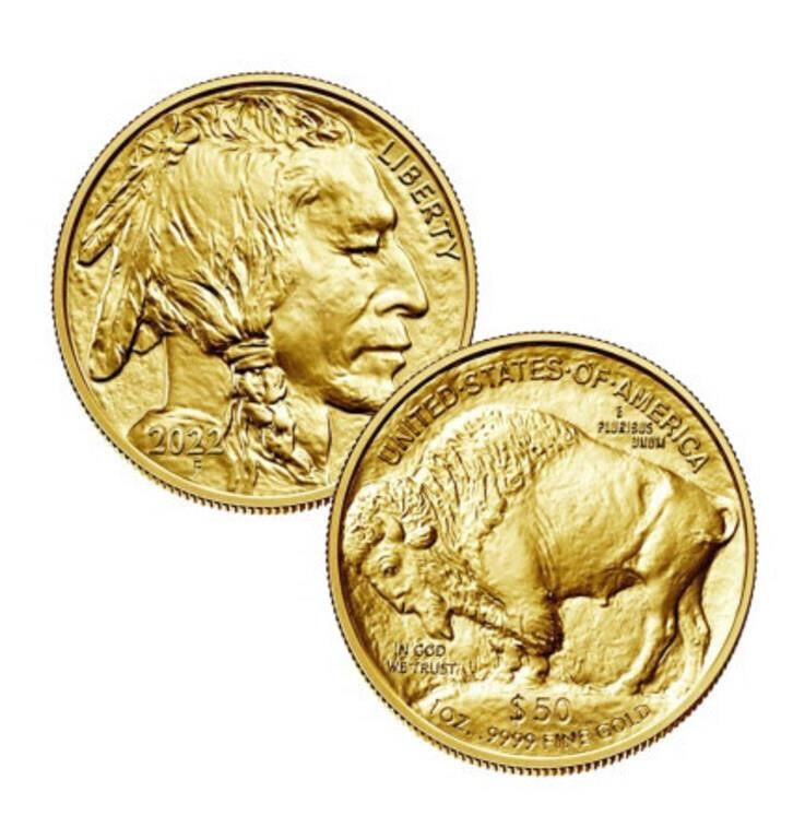 One Ounce US Mint Gold Buffalo Coin