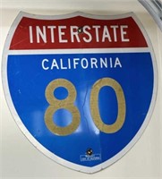 California Interstate 80 Decommissioned Sign