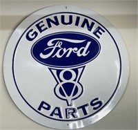Genuine Ford V8 Parts Metal Sign