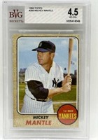 Graded 1968 Topps Mickey Mantle #280 Card