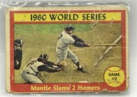 1961 Topps Mickey Mantle Baseball #307 Card
